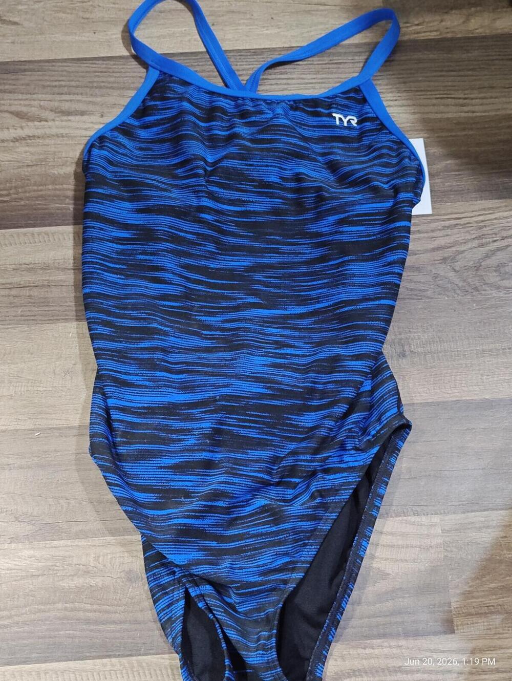 TYR Women's  Swimsuit Size 38 Blue  Brand New with Tags